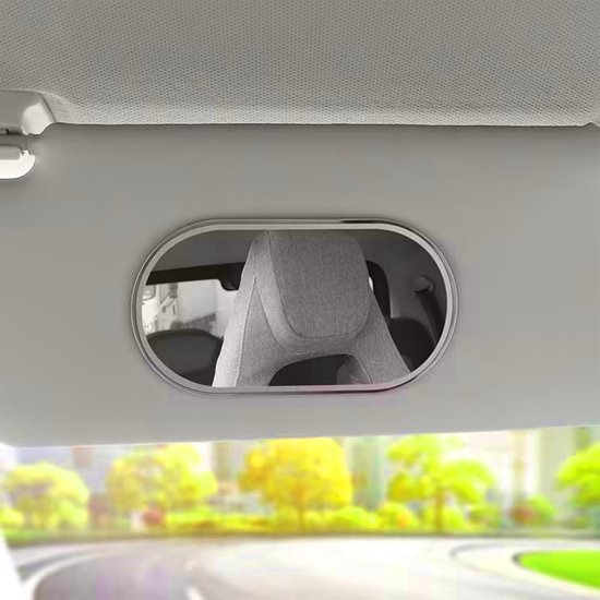 Auto zonneklep spiegel roestvrij staal auto make-u... – Vicedeal