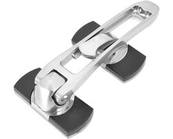 Kierstandhouder Safe RVS - Deurbeveiliging - Deurbegrenzer - Veiligheidsslot Inbraakpreventie - Deurvastzetter - Deurstopper