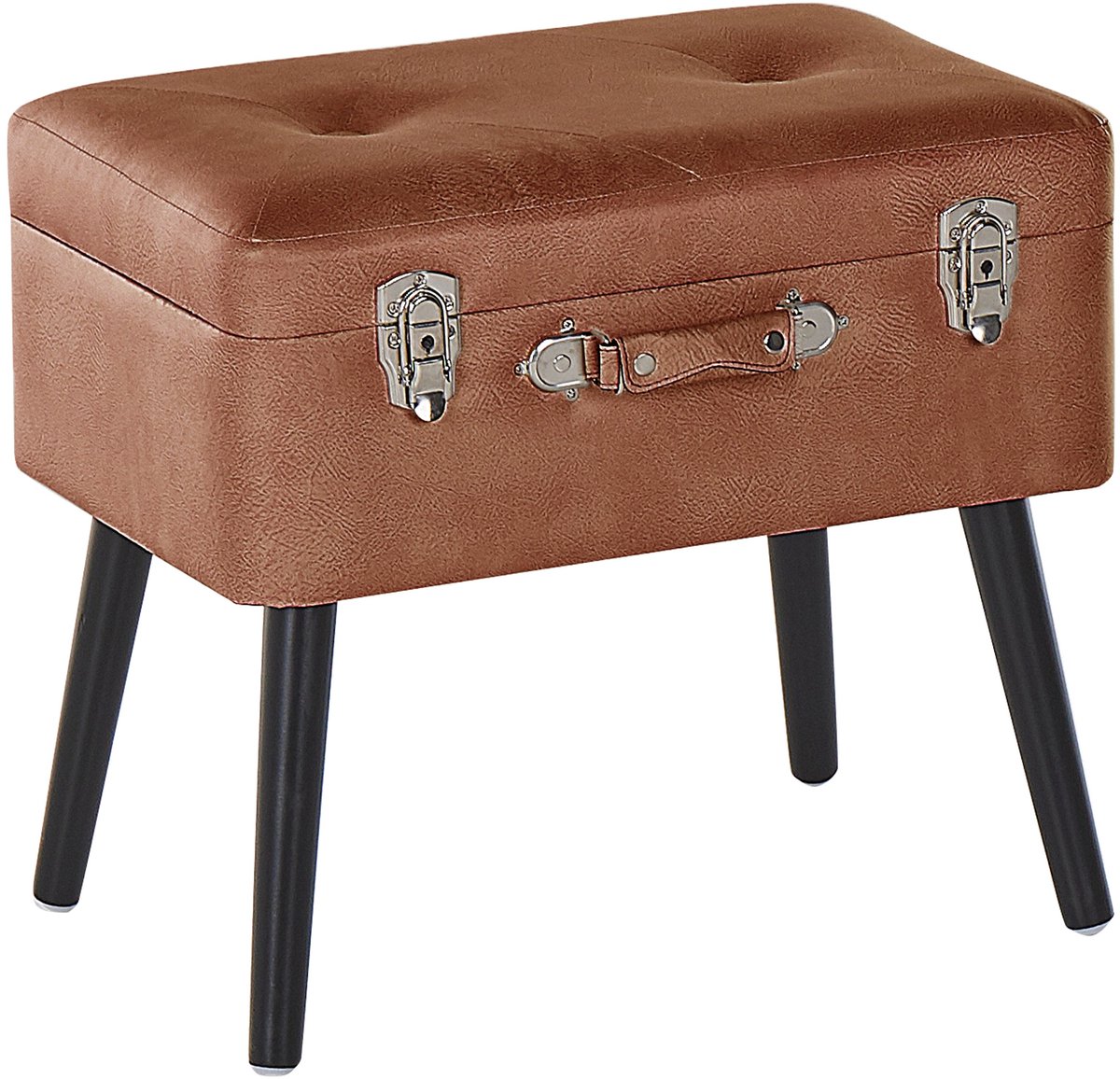 MALLARD - Hocker - Goudbruin - Kunstleer