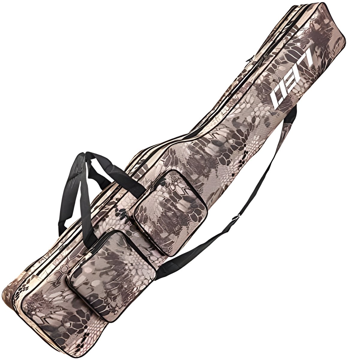 Dubbellaags Draagbare Hengel Tas Outdoor Visserij Dragertas Reel Tackle Tool Draagtas - Camouflage