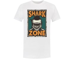 Shark Zone Heren T-shirt - zee - haai - grappig - shirt