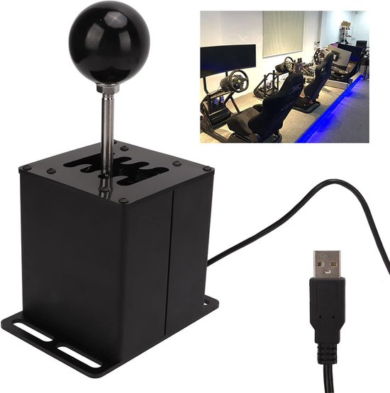 Sequential H Gear Shifter, 8-Speed Pc-USB Simulation Game H Gear ...