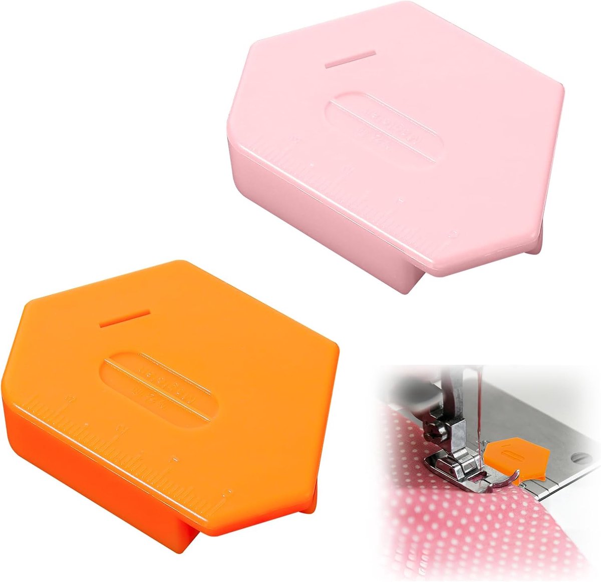 Allecto Plus - Magnetische naadgeleiding voor naaimachine - Naai-accessoires met schaalverdeling - Sterke magnetische meter