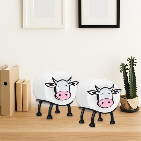 Porte-papier Toilette Vache, Porte-papier Toilette Mural, Adapté à