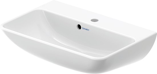 Lavabo Compact, 600x400 mm, avec 1 trou, blanc alpin