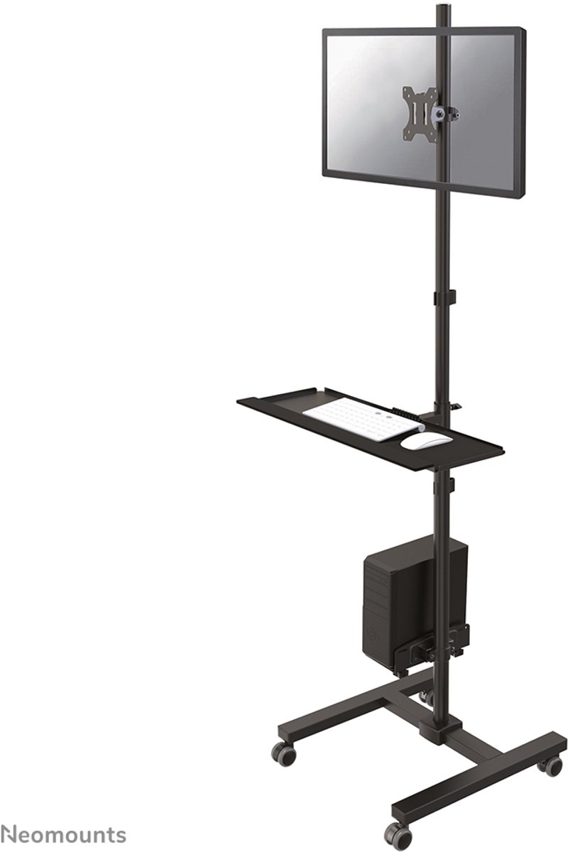 NeoMounts flatscreen mobiele werkplek