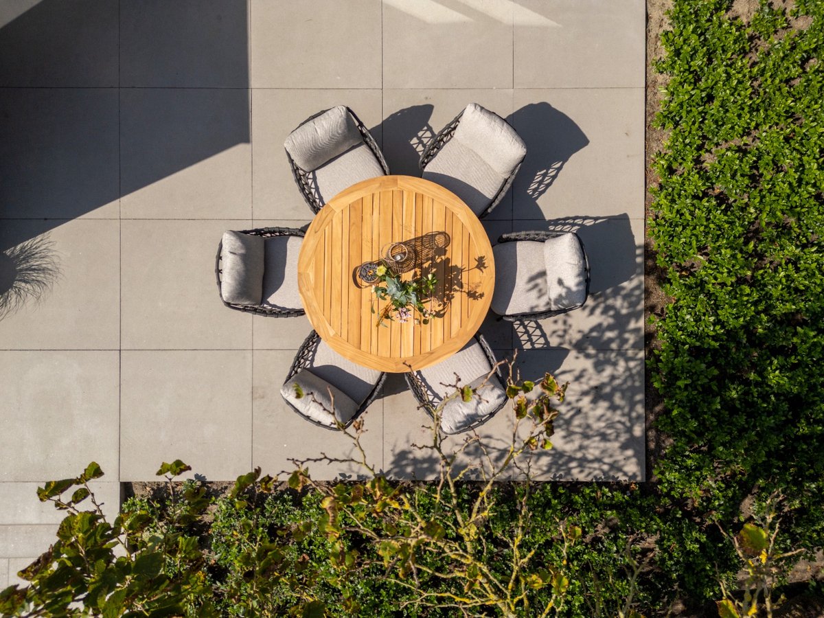 4 Seasons Outdoor Calpi fauteuil lounge dining bas - anthracite