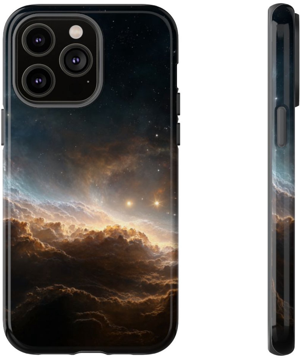 Kosmische Nevel en Sterren – Telefoonhoesje Geschikt voor iPhone 14 Pro Max