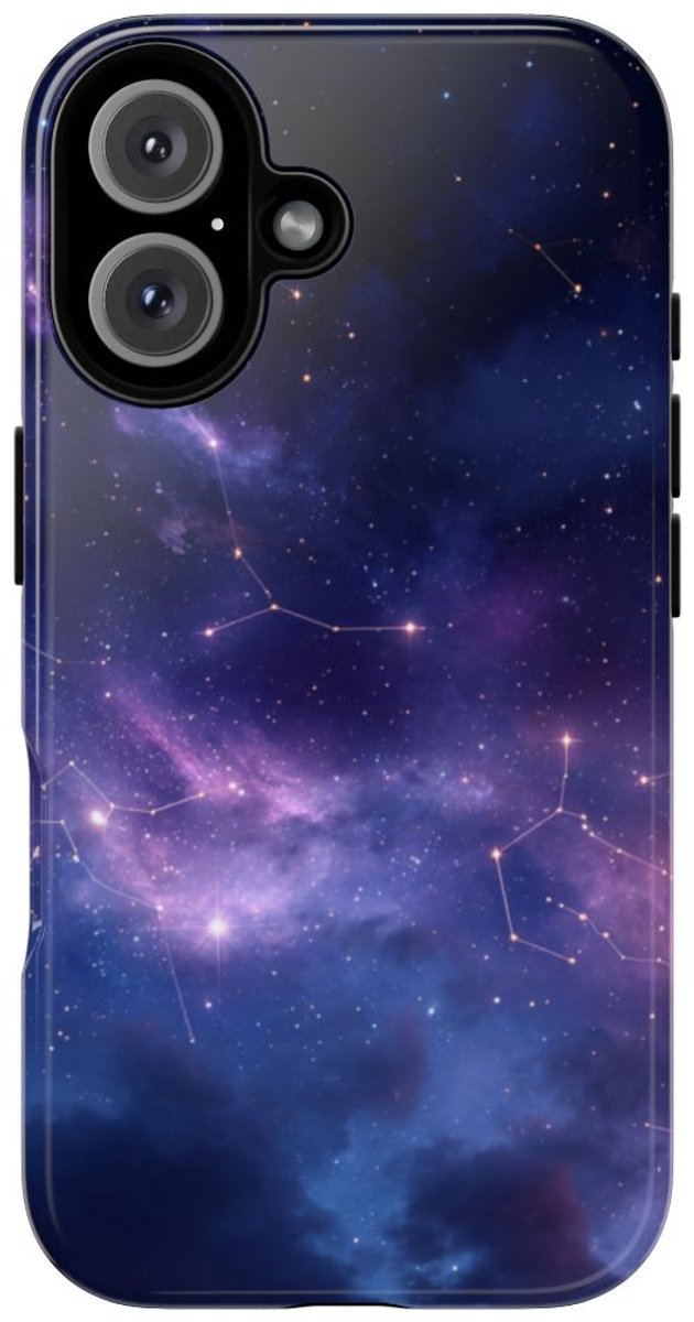 Sterrenhemel met Sterrenbeelden – Telefoonhoesje Geschikt voor iPhone 16