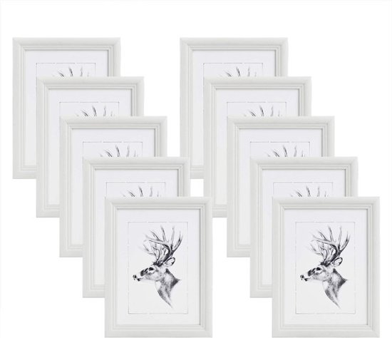 Home & Styling Fotolijst - kunststof - wit - geschikt foto van 30 x 40 cm | Leen Bakker