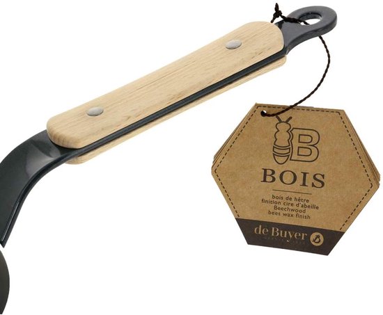 De Buyer Koekenpan Mineral B Hout - ø 32 cm - zonder anti-aanbaklaag