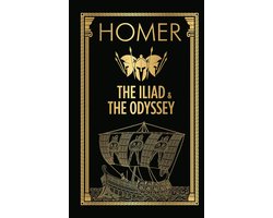 Omslag van The Iliad & the Odyssey (Deluxe Hardbound Edition)
