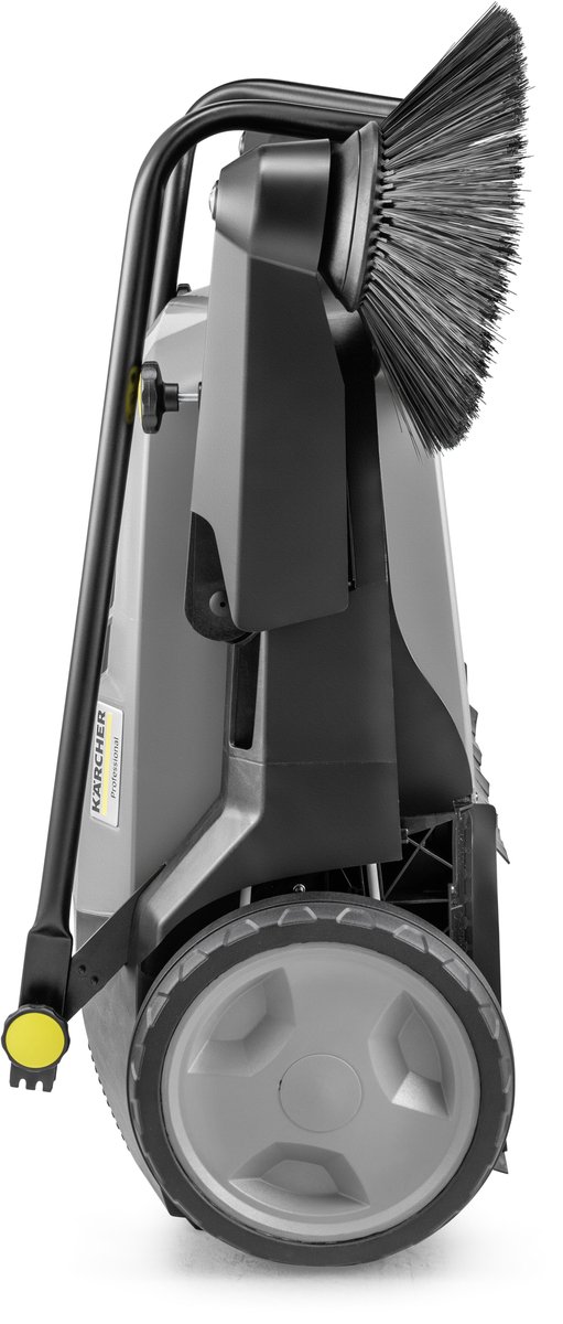 Kärcher KM 70/20 C Professional Veegmachine - Werkbreedte met 1 zijbezem 70 cm - Prestaties 2800 m²/u - Tankinhoud bruto/netto 45/20 liter - Duwbeugel inklapbaar - Fijnstoffilter van Kärcher — afbeelding 4