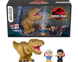 Fisher-Price Little People verzamelset Jurassic Park dinosaurus speelgoed.