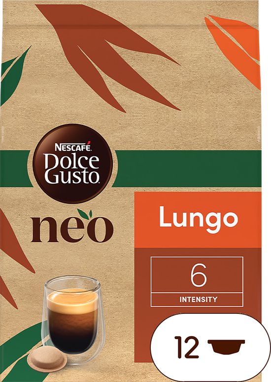 NESCAFÉ Dolce Gusto NEO koffiepads Lungo - 6x12 pads voor 12 koppen koffie