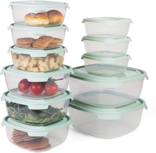 China BPA Free Partitioned Produce Saver Container Kühlschrank Organizer mit Lüf