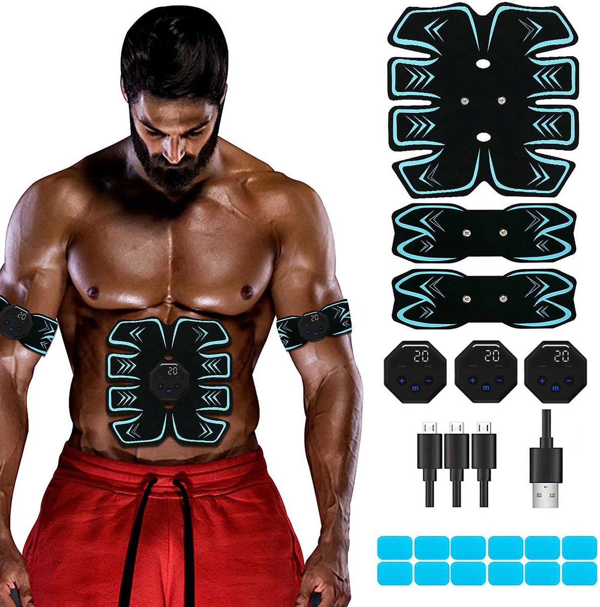 EMS Abs Trainer - Spierversterking en -toning