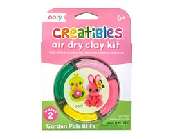Ooly - Creatibles - Mini air dry clay kit - Garden Pals BFF's - 4 Kleikleuren