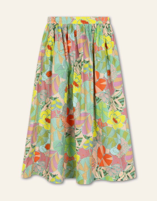 Oilily - Jupe midi Smileys - Rose - 36