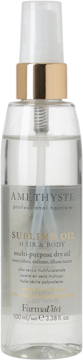 Farmavita Amethyste Sublime Oil Hair & Body Multi-Purpose Dry Oil 100Ml