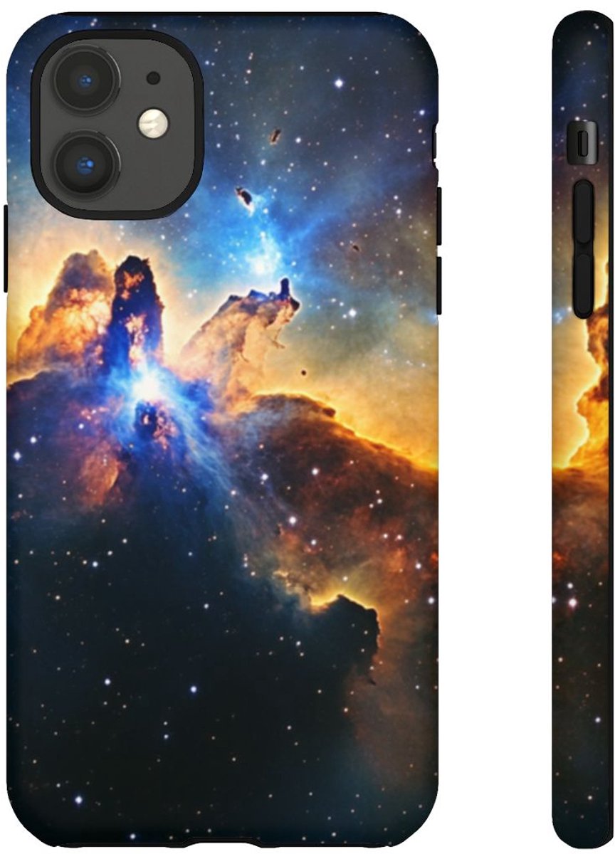 Levendige Kosmische Nevel – Telefoonhoesje Geschikt voor iPhone 11