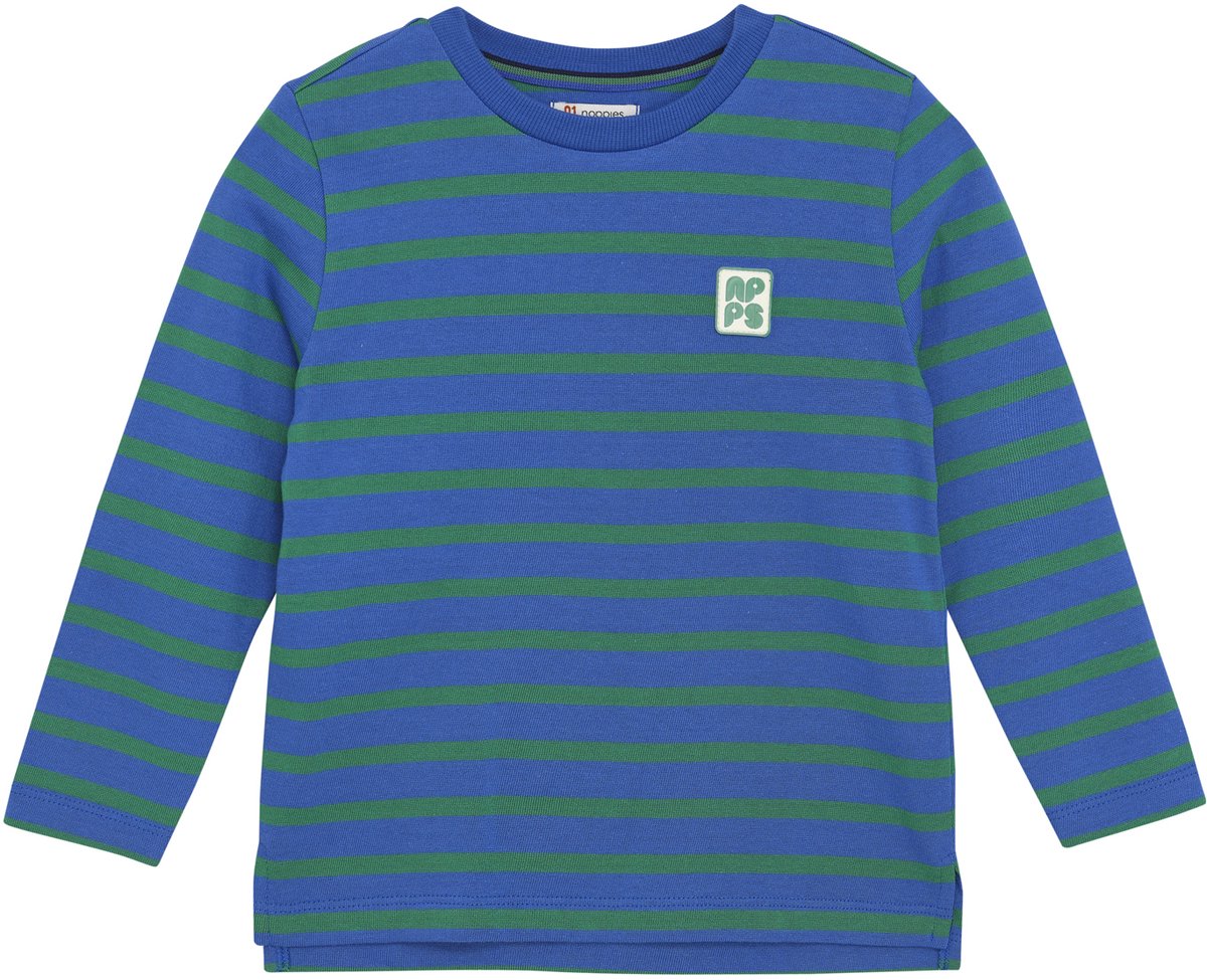 Noppies T-shirt Roger - Stripe Pattern Blue - Maat 116