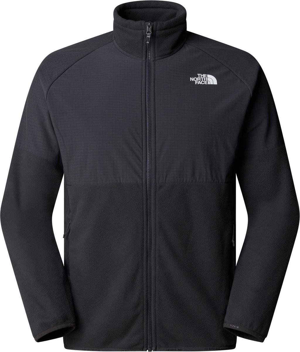 The North Face M GLACIER HEAVYWEIGHT FULL ZIP Heren Outdoortrui ASPHLTGY/ASPHLTGY/TNFBL Grijs