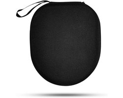 Hoofdtelefoonhoesje - Harde hoes - Waterdicht - Voor on-ear/over-ear hoofdtelefoons - Zwart - 22*19*6cm