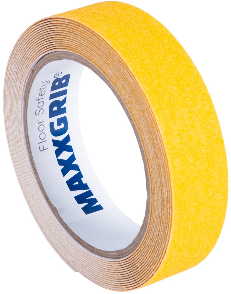 Maxxgrib Anti-slip tape 25mm x 4,5m Geel