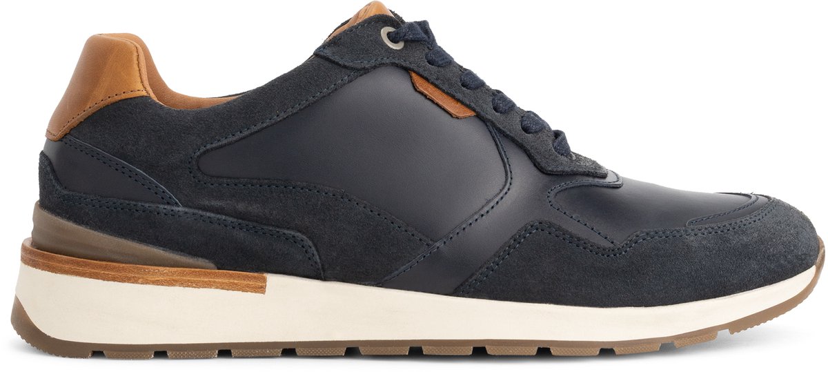 Travelin' Dalton Heren - Sneakers - Leer - Navy