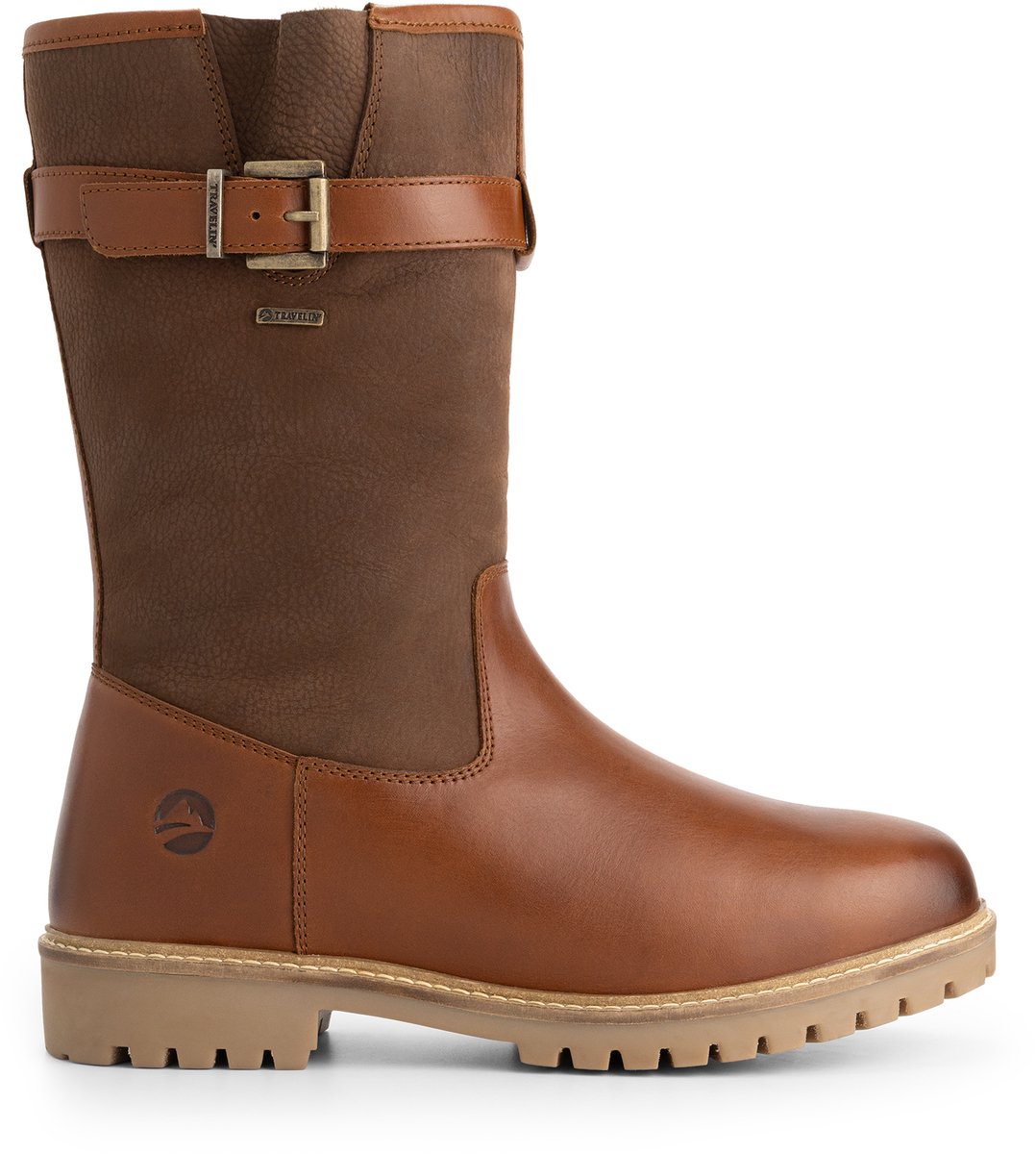 Travelin’ Troms Heren Outdoorlaarzen Waterdicht Cognac Bruin