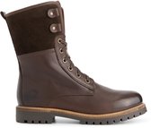 Bottes à lacets homme Travelin ' Jostedal - Doublées en laine - Marron foncé