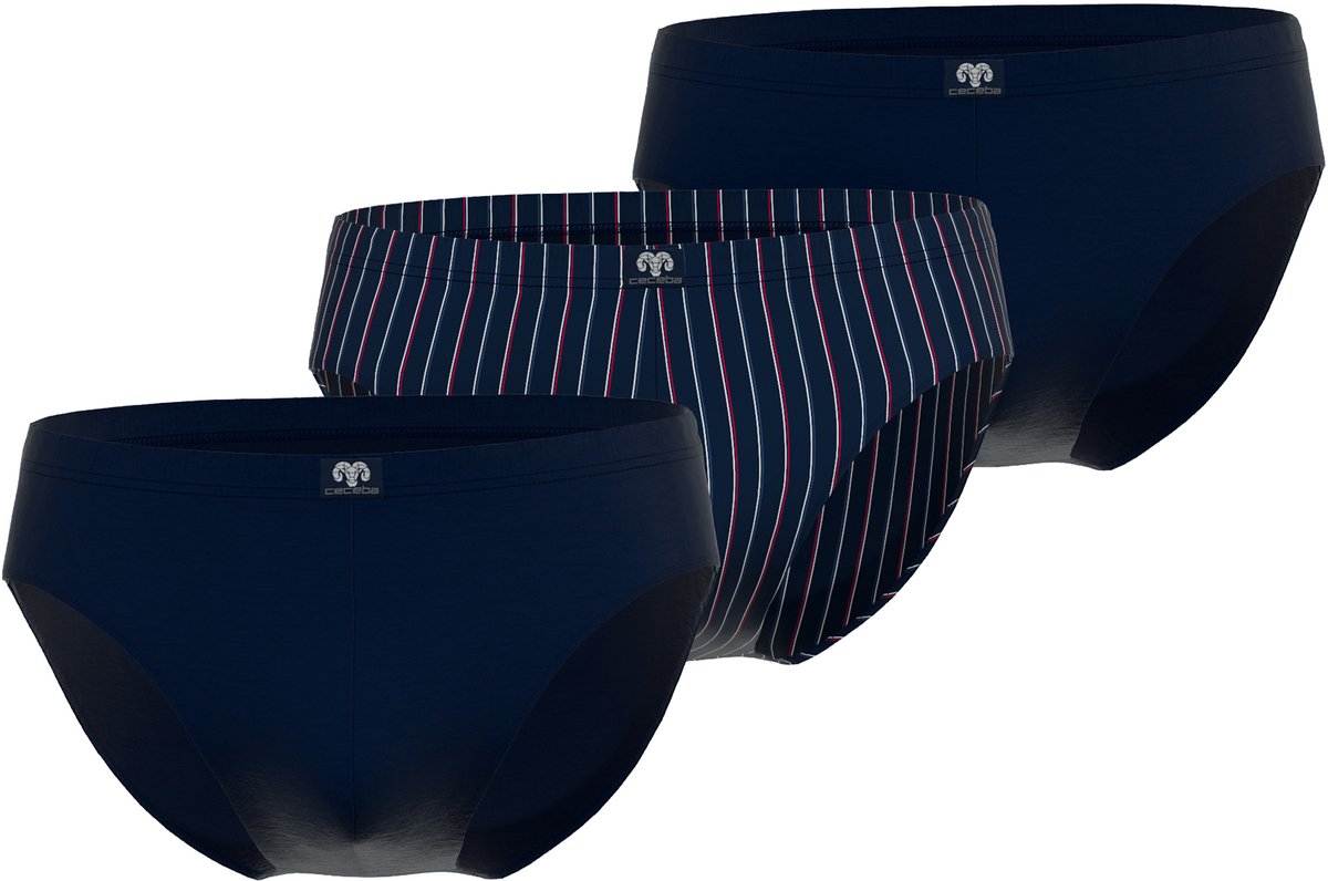 CECEBA Daytona - Herenslips - 3-pack Multipack - Blauw