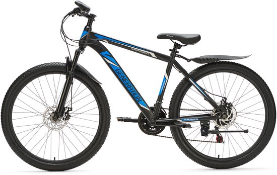 Generation Mountainbike 26 inch Blauw/Zwart - Spatborden — afbeelding 2