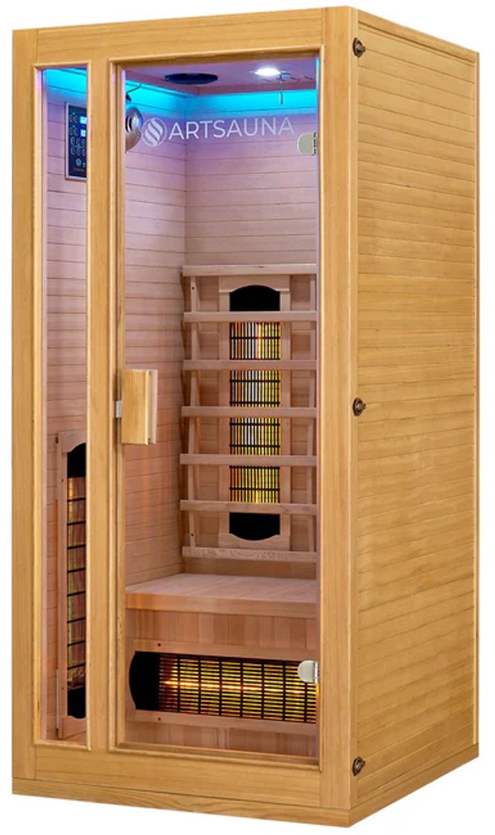 Infraroodcabine Nyborg S90V - 90x90x190 cm - Dubbele Technologie - 1 persoon