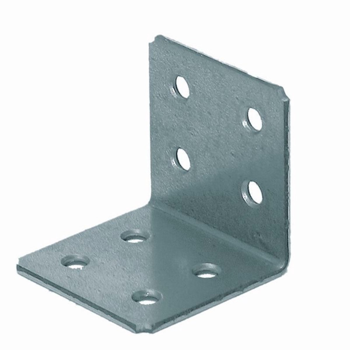 Versterkingshoek – 60 mm – breedte 60 mm – dikte 2 mm – verzinkt staal – per 4 stuks