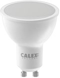 Calex GU10 LED lamp met witte lichtweergave.