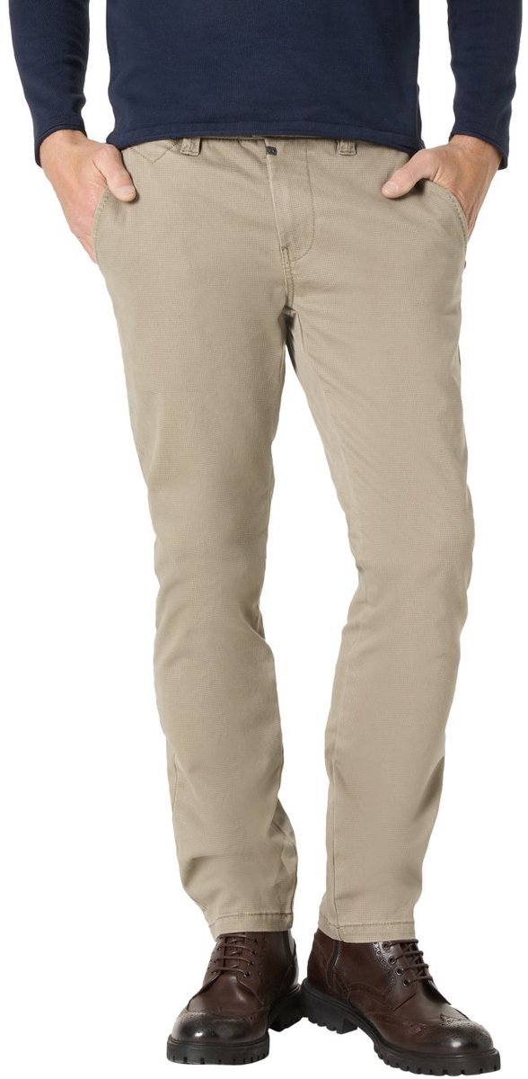 TIMEZONE Heren Chino Broek SLIM JANNOTZ slim Beige 29W / 32L Volwassenen
