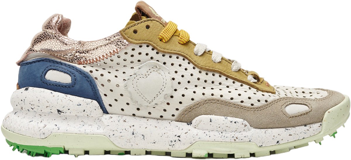 Satorisan - Chacrona Laser Premium - Casual Sneakers Unisex - Vintage Leer Sneakers - Kleur Multicolor - Maat 40