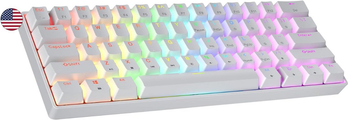 DailySupplies Mechanical Keyboard - Wit