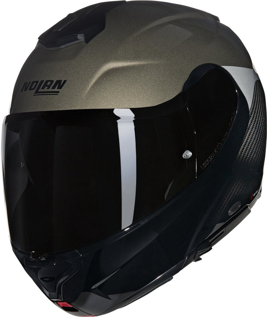 Nolan X-1005 Ultra Carbon Verniciatura Speciale 342 Carbonio Pietra Glossy Flip Up Helmet - Maat L - Helm