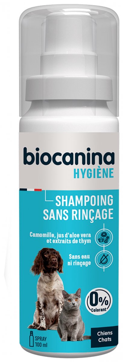 Biocanina Hygiene No-Rinse Shampoo Voor Honden en Katten 100 ml
