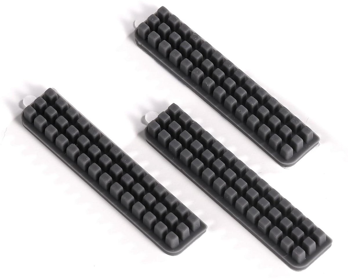 JGS Premium - 3st Siliconen Mondstukborstel voor 3D-printers - Reinigingsgereedschap en Wisser - Compatibel met BambuLab A1 Mini