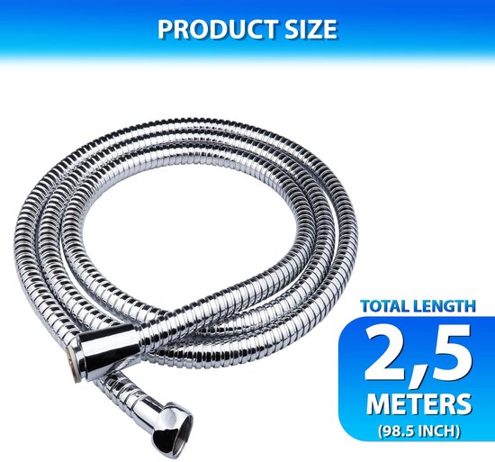 Osculati Douche New Edge chromée tuyau PVC 2,5 m OSC-15.243.06 Osculati Douche New Edge chromée tuyau PVC 2,5 m OSC-15.243.06
