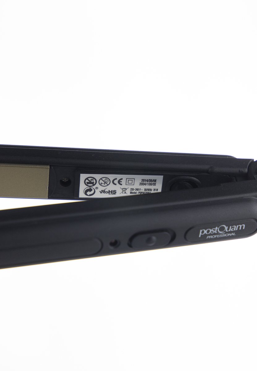 PostQuam PQPAE2007 haarstyler Stijltang Warm Zwart 20 W 1,95 m