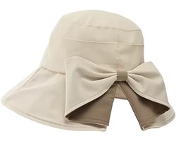 Zonnehoed voor dames, brede rand, opvouwbaar, anti-UV, zomer, strand, reizen, vakantie, tuinieren, pet met winddicht koord