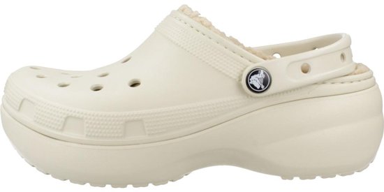 Sabots Crocs Classic Platform Lined Beige EU 39-40 Femme