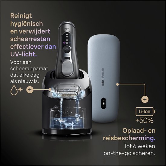 Braun Series 9 PRO+ Elektrisch Scheerapparaat - Pro SensoAdapt - SmartCare Center - 9675CC - Grafiet