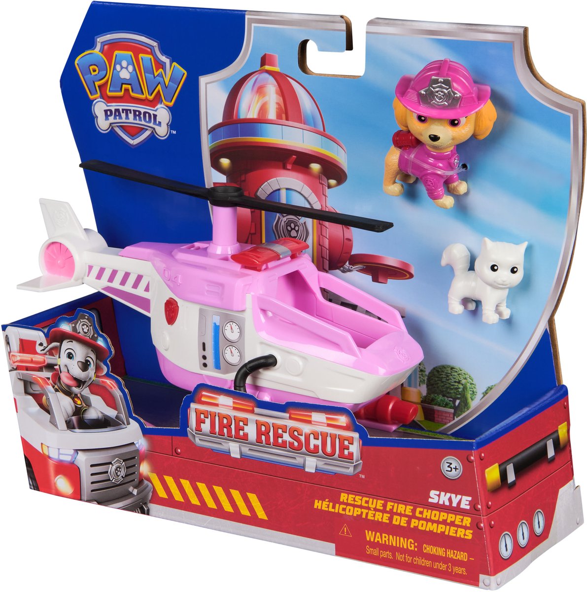 PAW Patrol - Brandweerredding - Skye's brandweerhelikopter - speelgoedvoertuig met speelfiguur — afbeelding 11