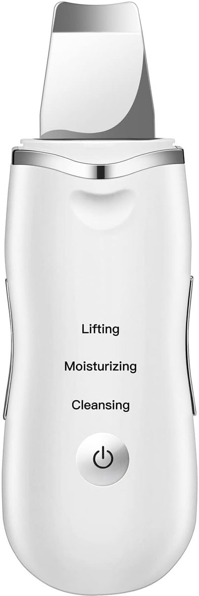 Elektrische mee eter verwijderaar- Ultrasonic Exfoliating -Face Cleanser-Blackhead -Remover Pores Cleaning -Wrinkle Remover-Comedone Extractor Skin-3 Modes-USB Rechargeable-wit